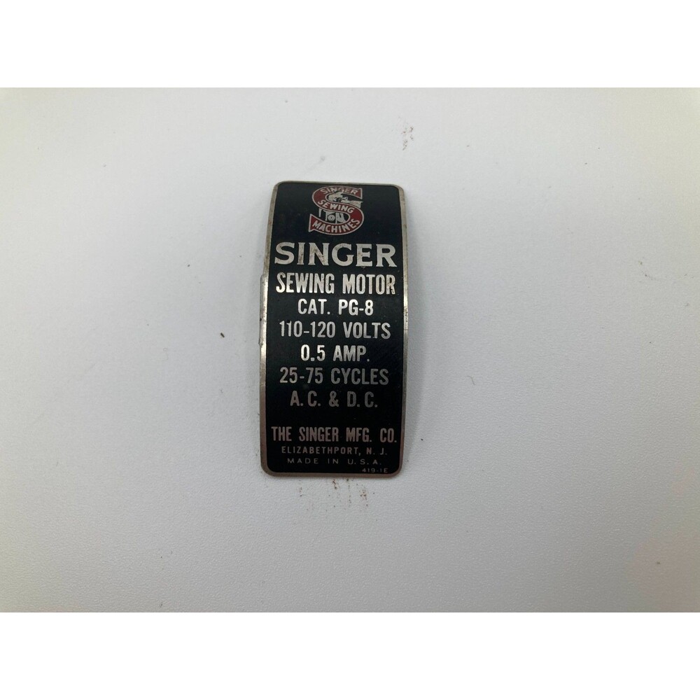 Vintage Singer 15 Sewing Machine OEM Replacement Part